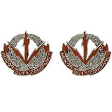 280th Signal Battalion Unit Crest (Honor Duty Constancy)